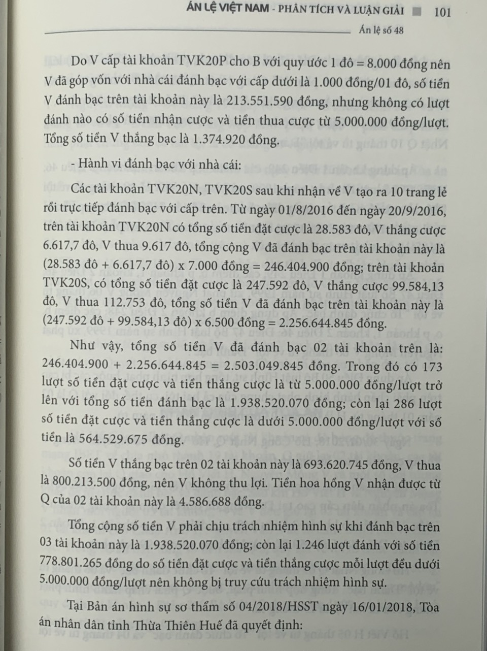 Án lệ Việt Nam - Phân tích và luận giải (Tập 2: từ án lệ 44 đến án lệ 70)