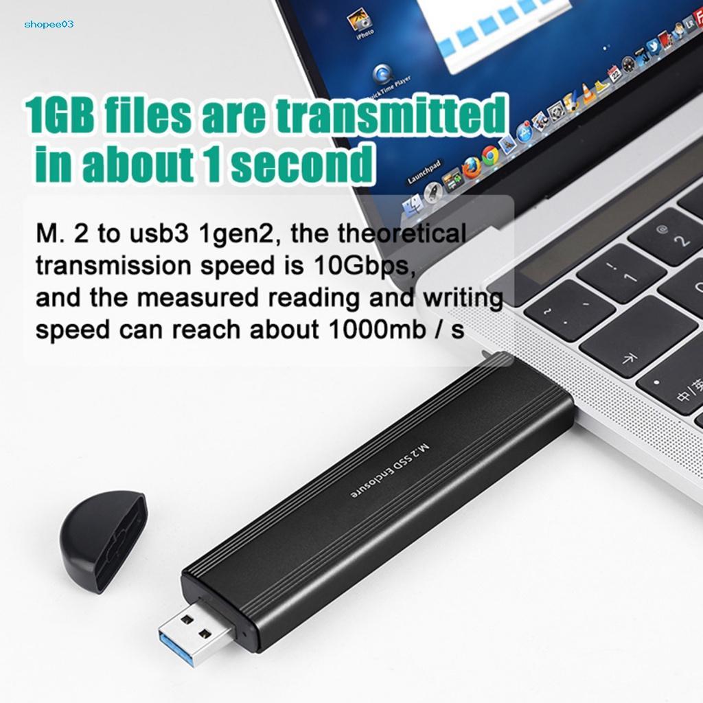 Hộp Đựng Ổ Cứng SSD M.2 NVMe / SATA Type-C / USB3.1 Tốc Độ Cao