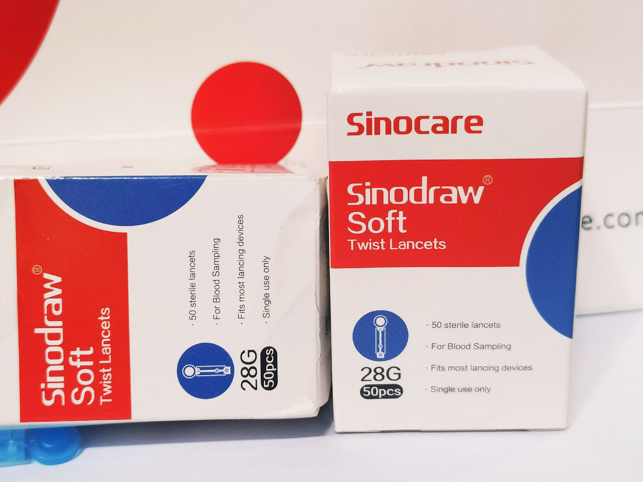 Kim Chích Máu Sinodraw Máy Đo Đường Huyết Sinocare ( 50 kim)