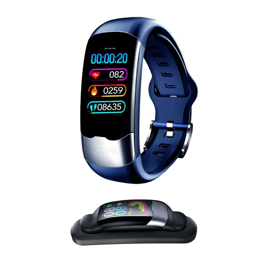 H02 Sport Fitness Tracker M4 Smart Heart Rate Monitor Wristband Blue