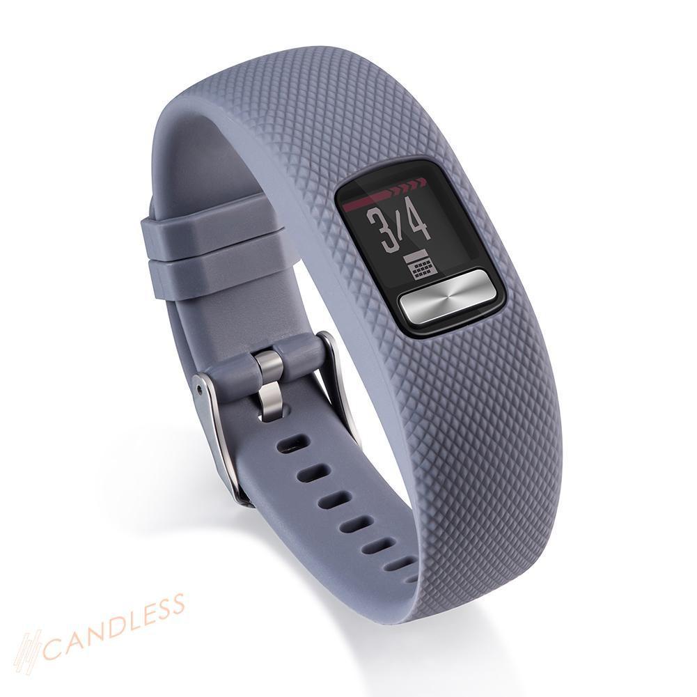 Dây Đeo Silicon Cho Đồng Hồ Thông Minh Garmin Vivofit 4