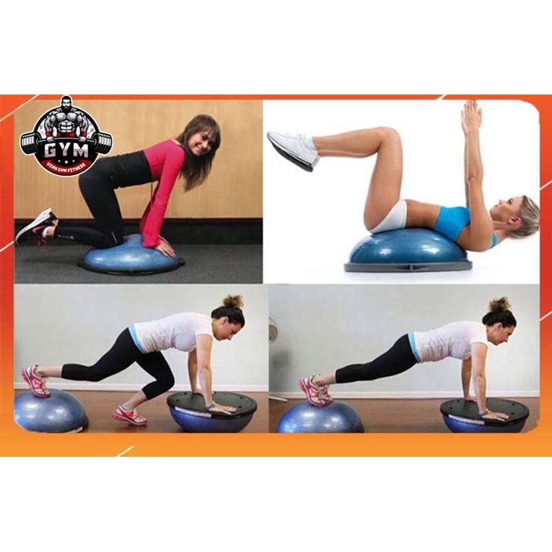 Bóng tập YOGA bóng thăng bằng tặng bơm bóng,Bosu Bóng Tập Cân Bằng Bosu tập thể dục,Bóng đẹp Yoga Tại Nhà Cao Cấp BS-098