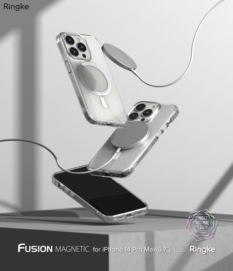 Ốp Lưng dành cho iPhone 14/14 Plus/14 Pro/14 Pro Max RINGKE Fusion Magnetic - Hàng Chính Hãng