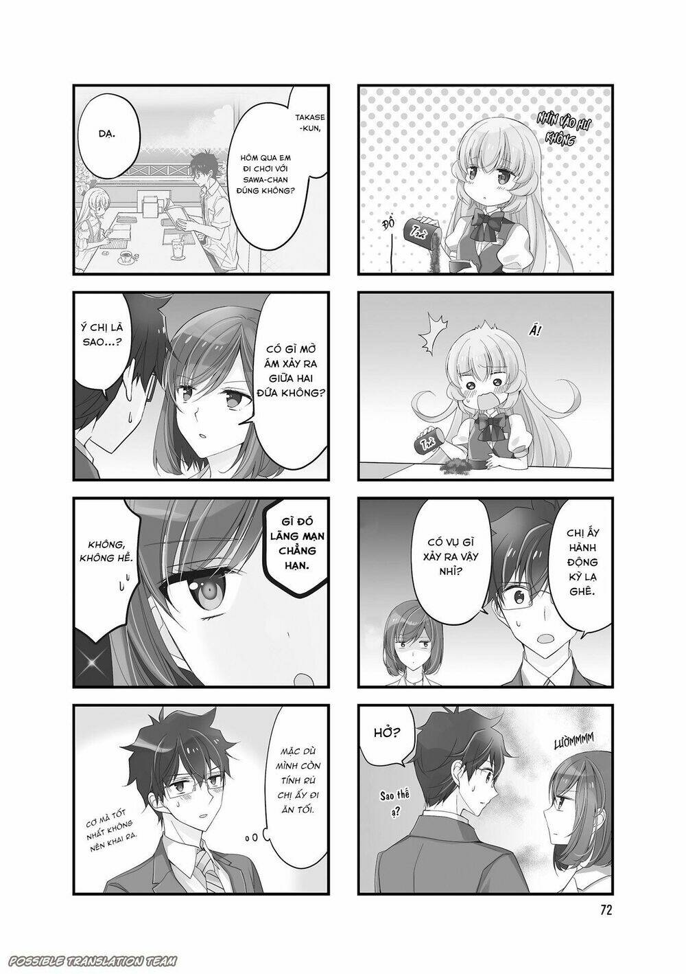 senpai nhỏ nhắn của tôi rất dễ thương chapter 25 4