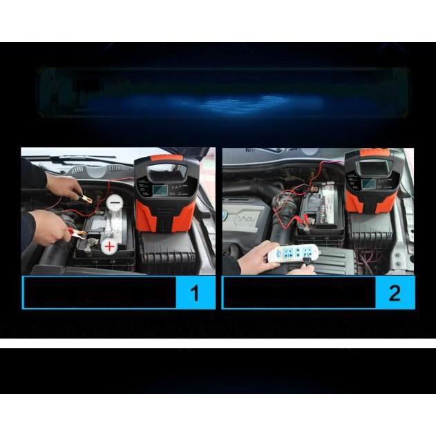 Thiết bị sạc bình ắc quy 12v/24v xe máy, ô tô, xe tải -