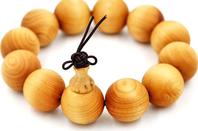 Hạt chuỗi đeo tay gỗ ngọc am 20 ly