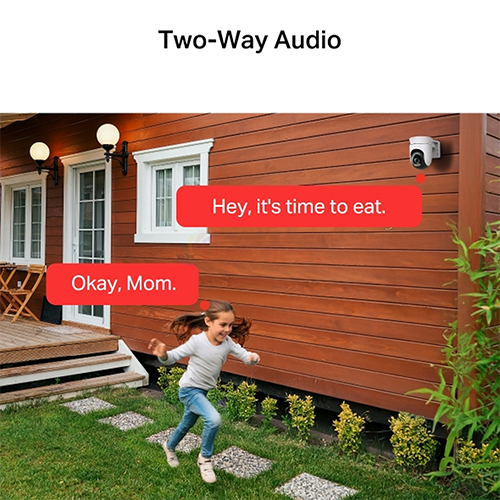 Camera ngoài trời Mercusys dành cho Outdoor Pan/Tilt Home Security Wifi 3MP 2K MC510 - Hàng chính hãng