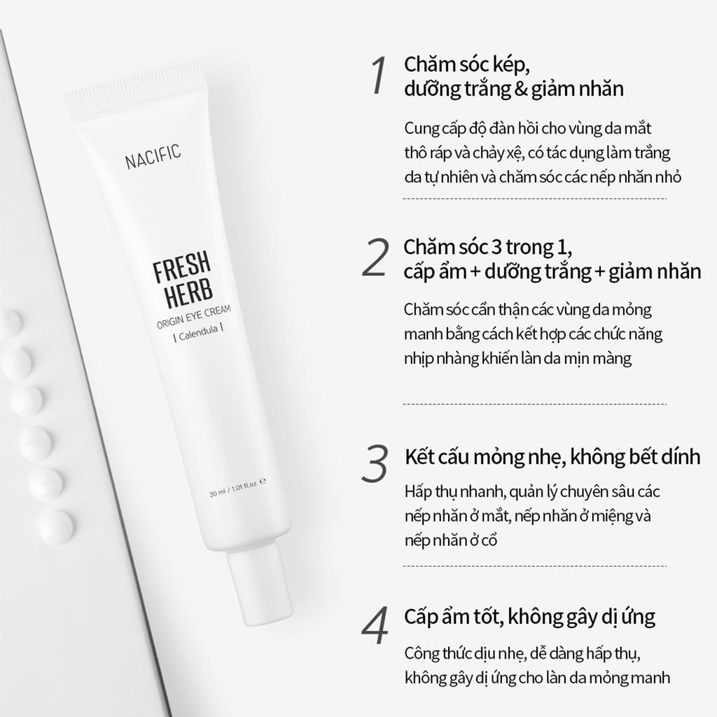 Kem mắt Nacific Fresh Herb Origin Eye Cream Calendula 30ml