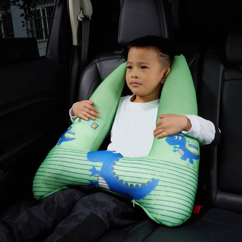 NewCar Dây An Kid Đệm Phim Hoạt Hình Bảo Vệ Cổ An Toàn Trẻ Em Đi Du Lịch Gối Trên Xe Hơi Đồ Dùng