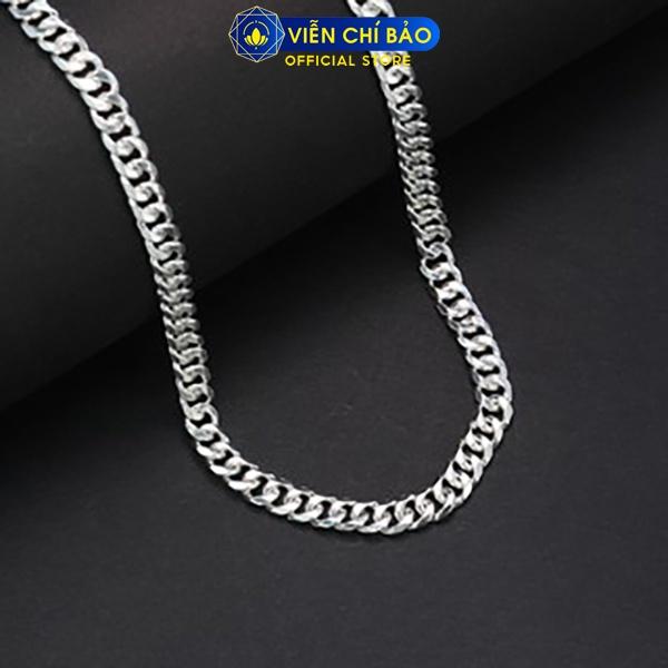 Dây chuyền bạc nam xích trơn chất liệu bạc 925 thời trang phụ kiện trang sức nam Viễn Chí Bảo D300042