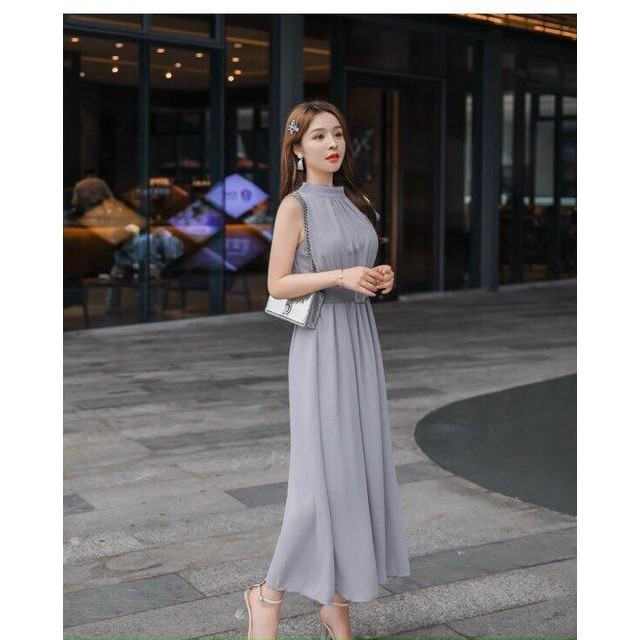 ĐẦM MAXI KÈM NỊT
