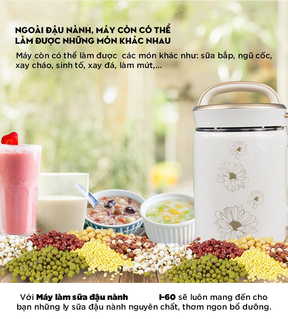 Máy Làm Sữa Đậu Nành I-60/0 (1.3L)