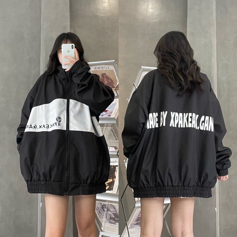 Áo khoác dù local brand nam nữ oversize , Jacket Jacket Xpakeax Gang form rộng , chất dù dày dặn 2 lớp unisex - Gin store