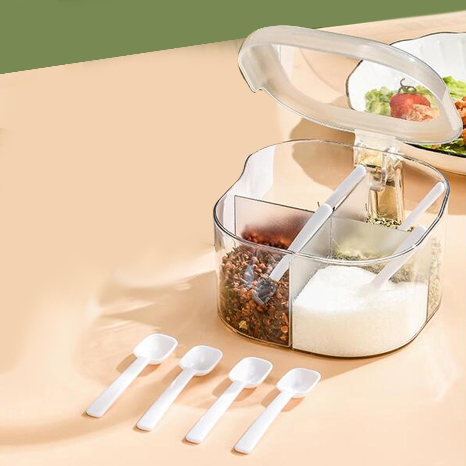 Spice Storage Container Kitchen Storage Tool Clear for Dining Room Kitchen