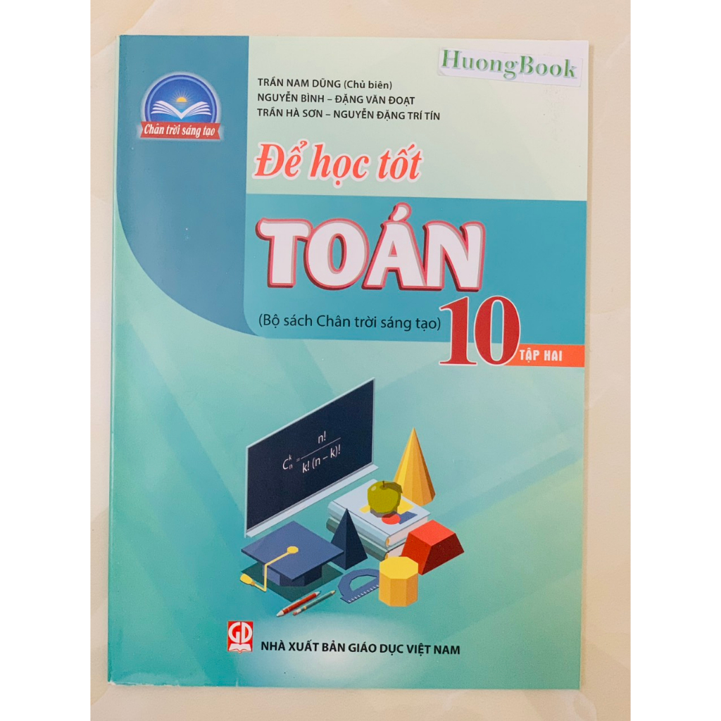 Sách - Combo Để học tốt Toán 10 tập 1 + 2 (Chân trời sáng tạo).