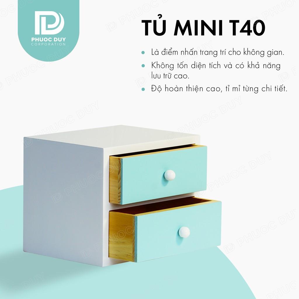 Tủ mini để bàn đa năng - Tủ nữ trang mỹ phẩm T40