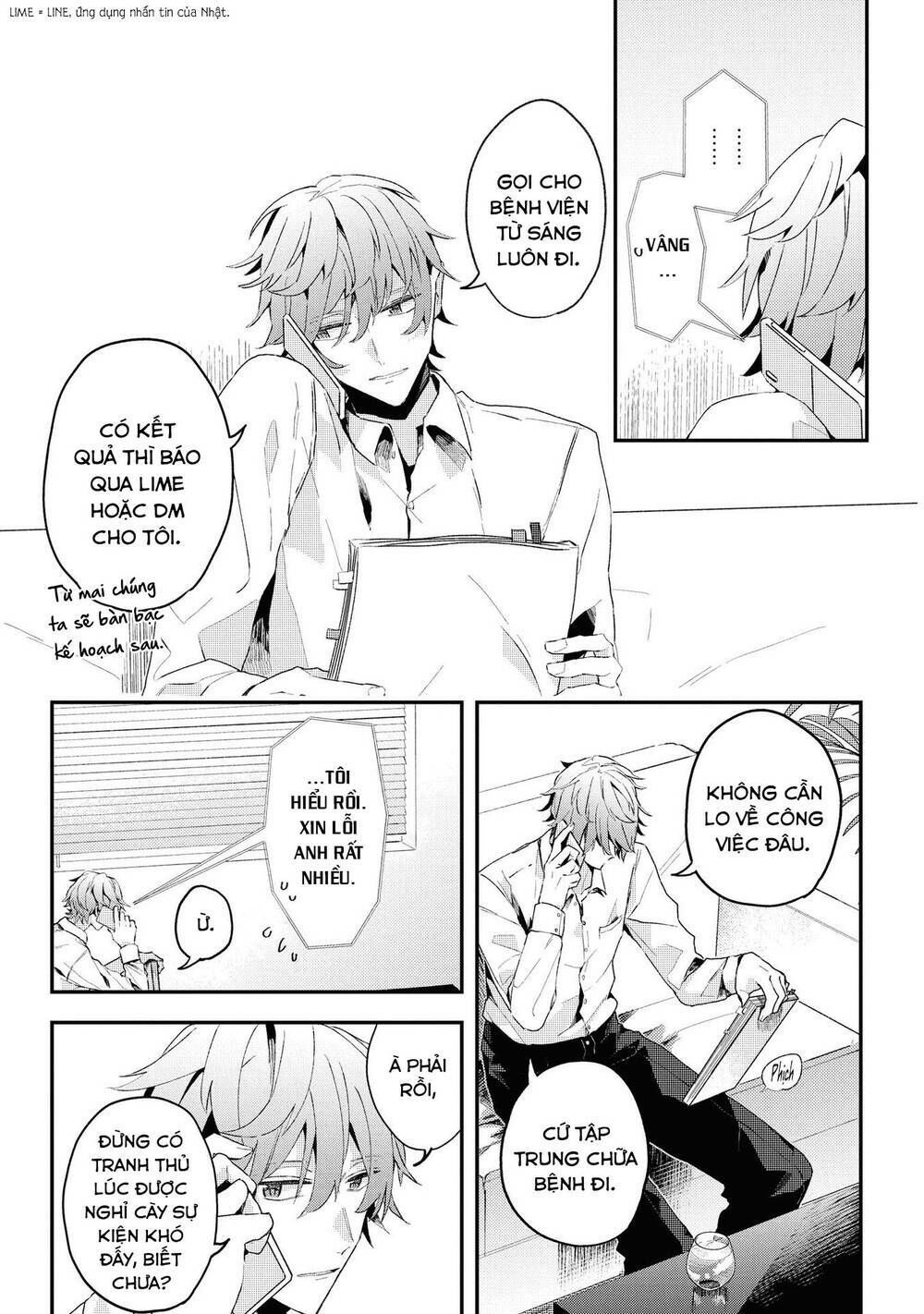 đồng đội game online, té là ngài sếp khó tính chapter 15 4