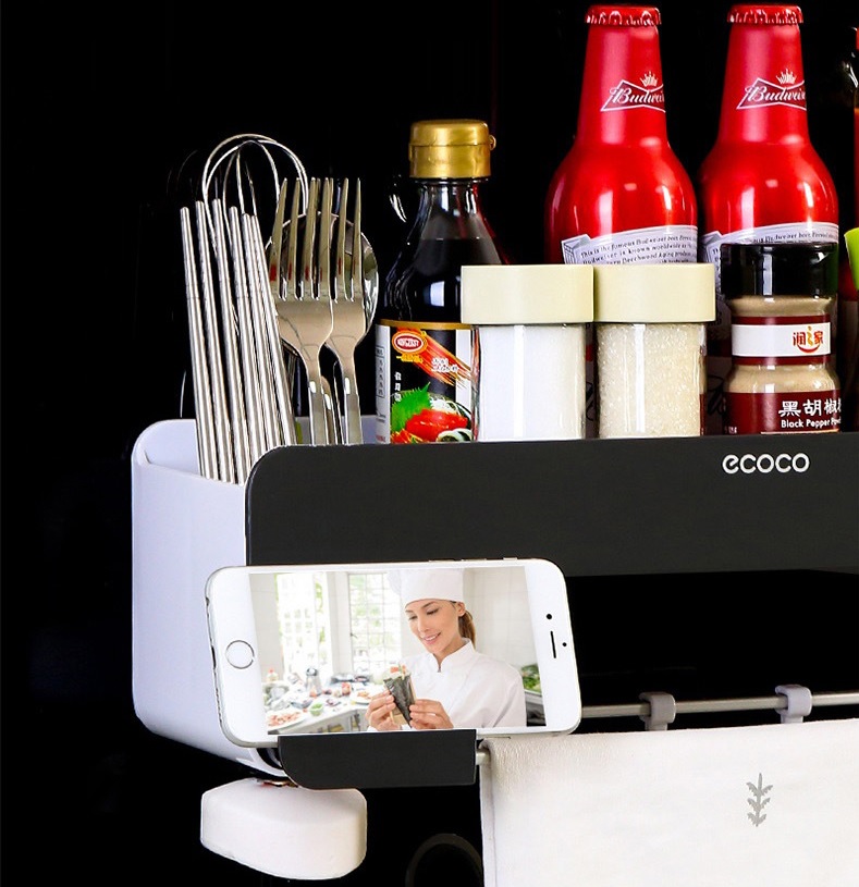 Kệ đa năng đựng đồ dùng dành cho nhà tắm/ nhà bếp Ecoco E1712
