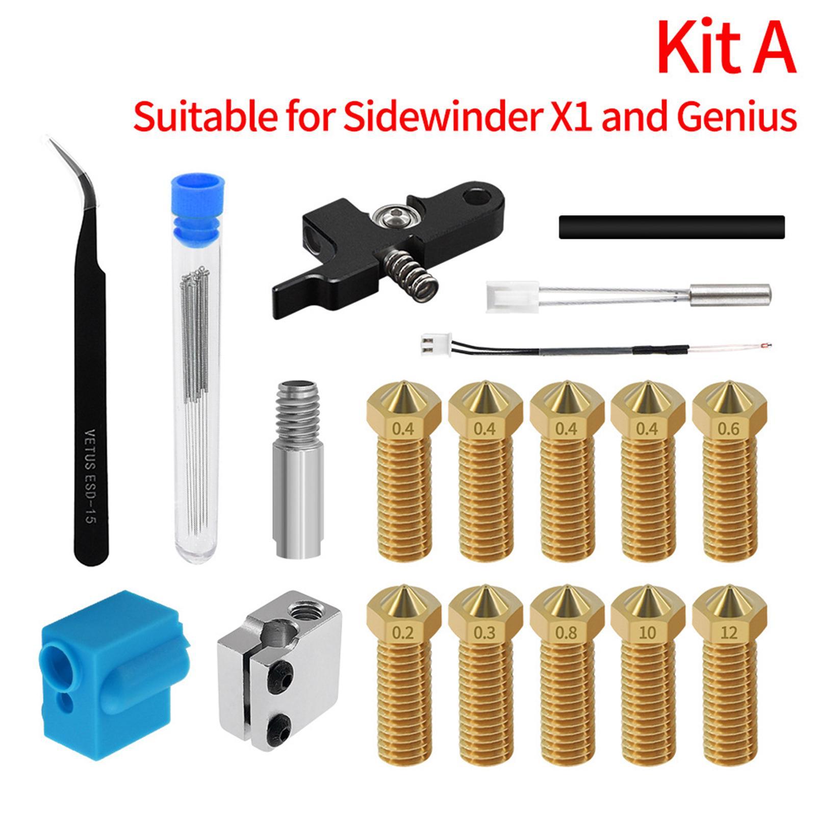 Extruder Kit  Heating Aluminum Block Thermistor -  A, Multi