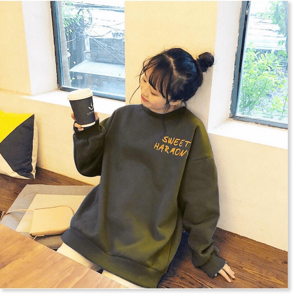 Áo hoodies cổ tròn phong cách hàn -trung , siêu tôn dáng , teen cho các bạn MẪU MỚI NHẤT HIỆN NAY