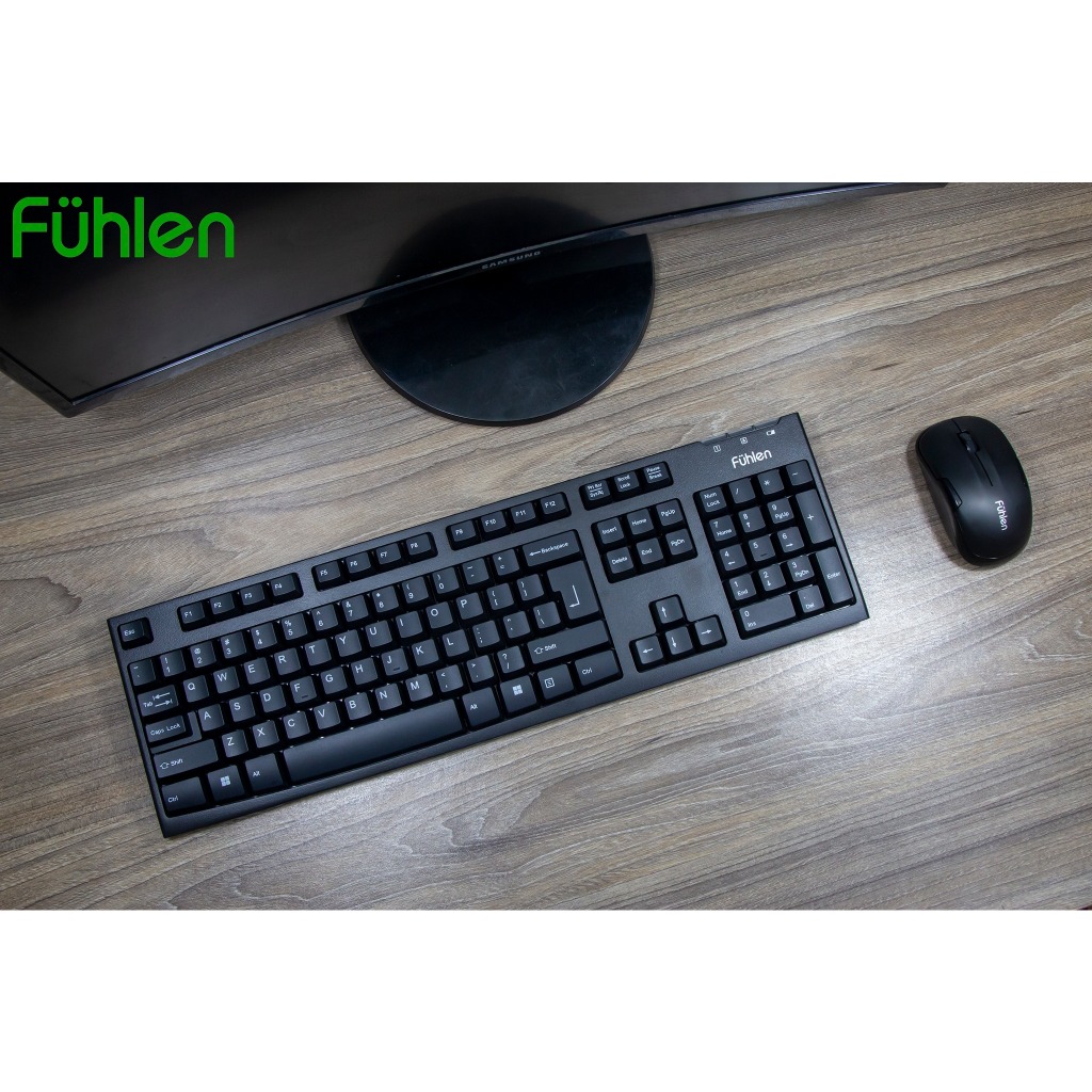 Combo Bàn Phím và Chuột Không Dây Fuhlen A150G - Hàng Chính Hãng BH 2 Năm