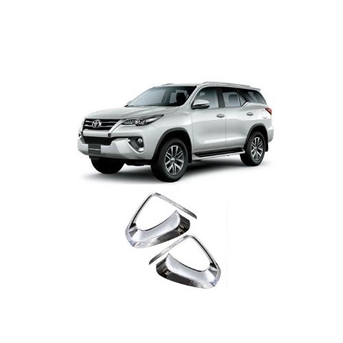 Bộ ốp Viền Đèn Gầm Trước Mạ Crom Dành cho xe TOYOTA FORTUNER 2017-2020