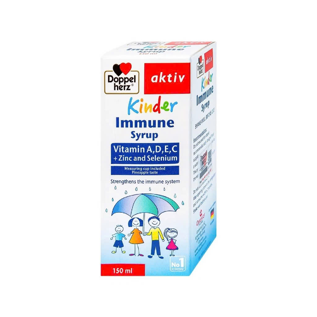 Siro tăng đề kháng cho bé Doppelherz Kinder Immune Syrup 150ml