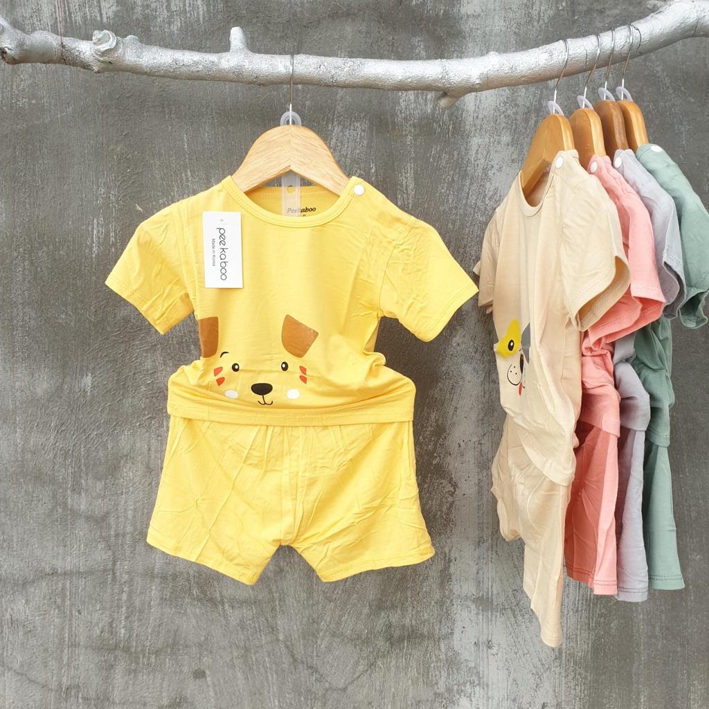 Bộ Đồ Cún Xinh Cho Bé Vải Thun Lạnh