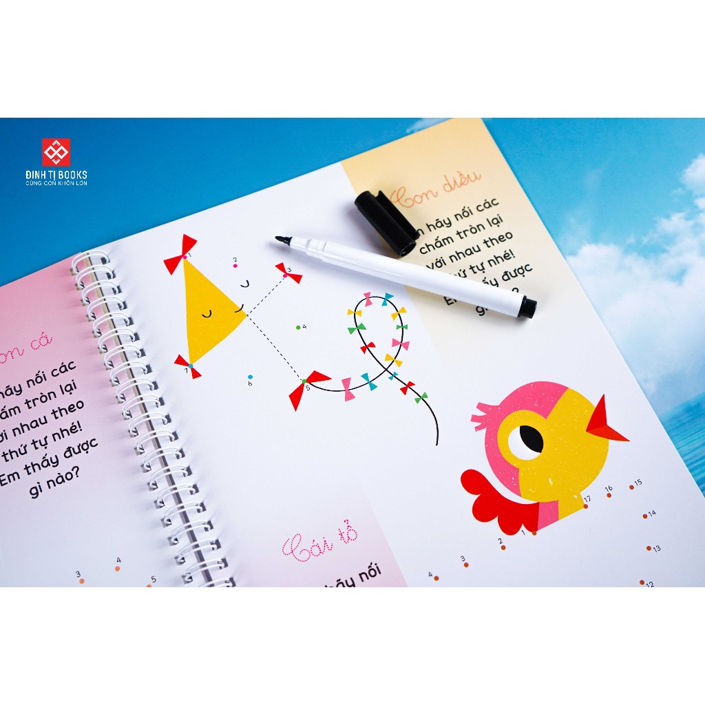 Sách - Viết xóa thông minh cho bé từ 4-7 tuổi - Đinh Tị Books