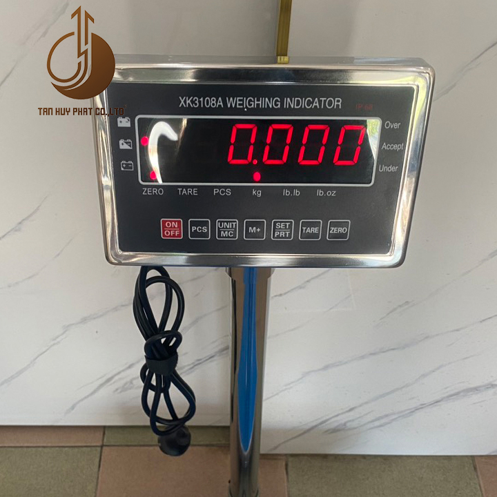 Cân Bàn Điện Tử XK3108A - Mặt Bàn Cân 400x500MM - Đầu Chống Nước