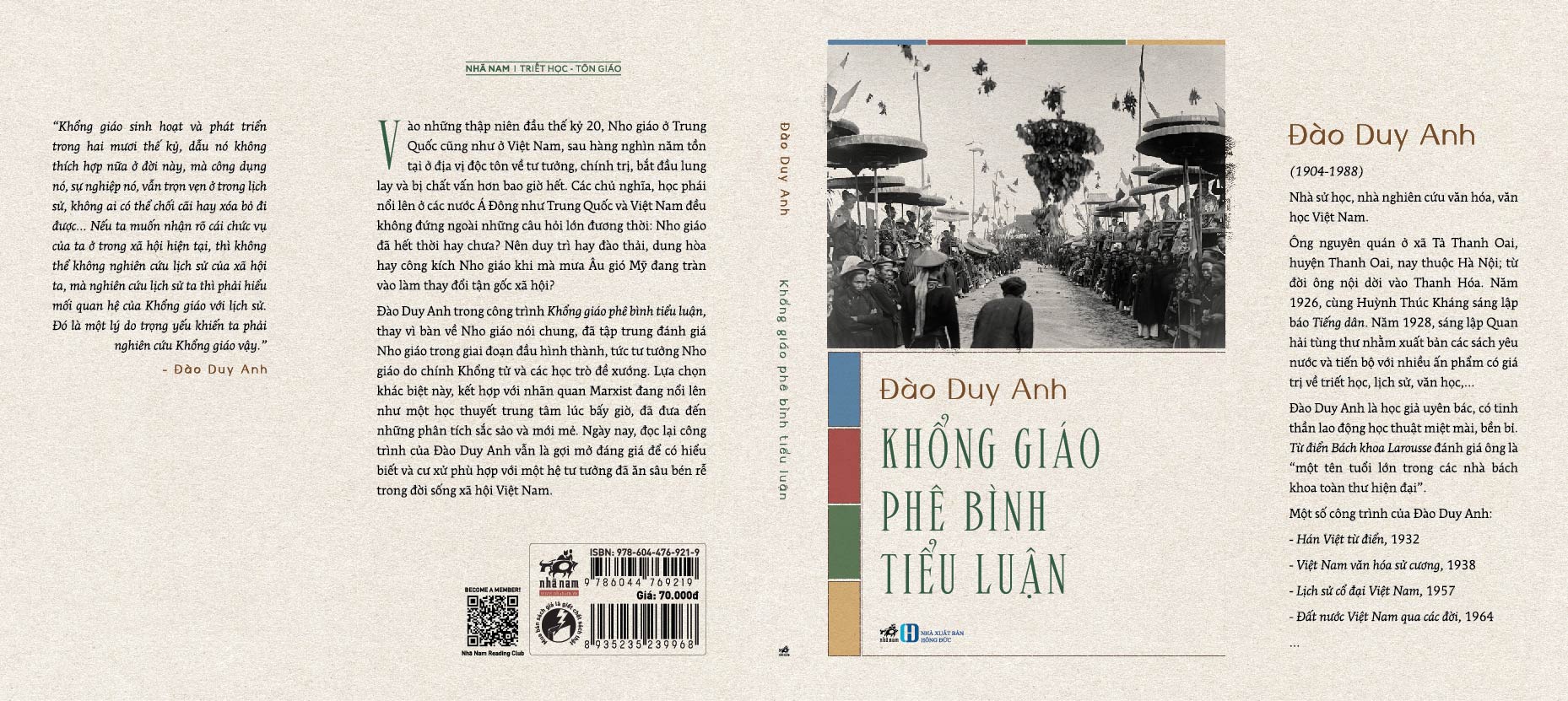 Sách - Khổng giáo phê bình tiểu luận (Đào Duy Anh) - Nhã Nam Official