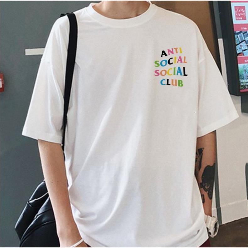 XẢ LỖ Áo Thun Tay Lỡ Unisex Anti Social M2