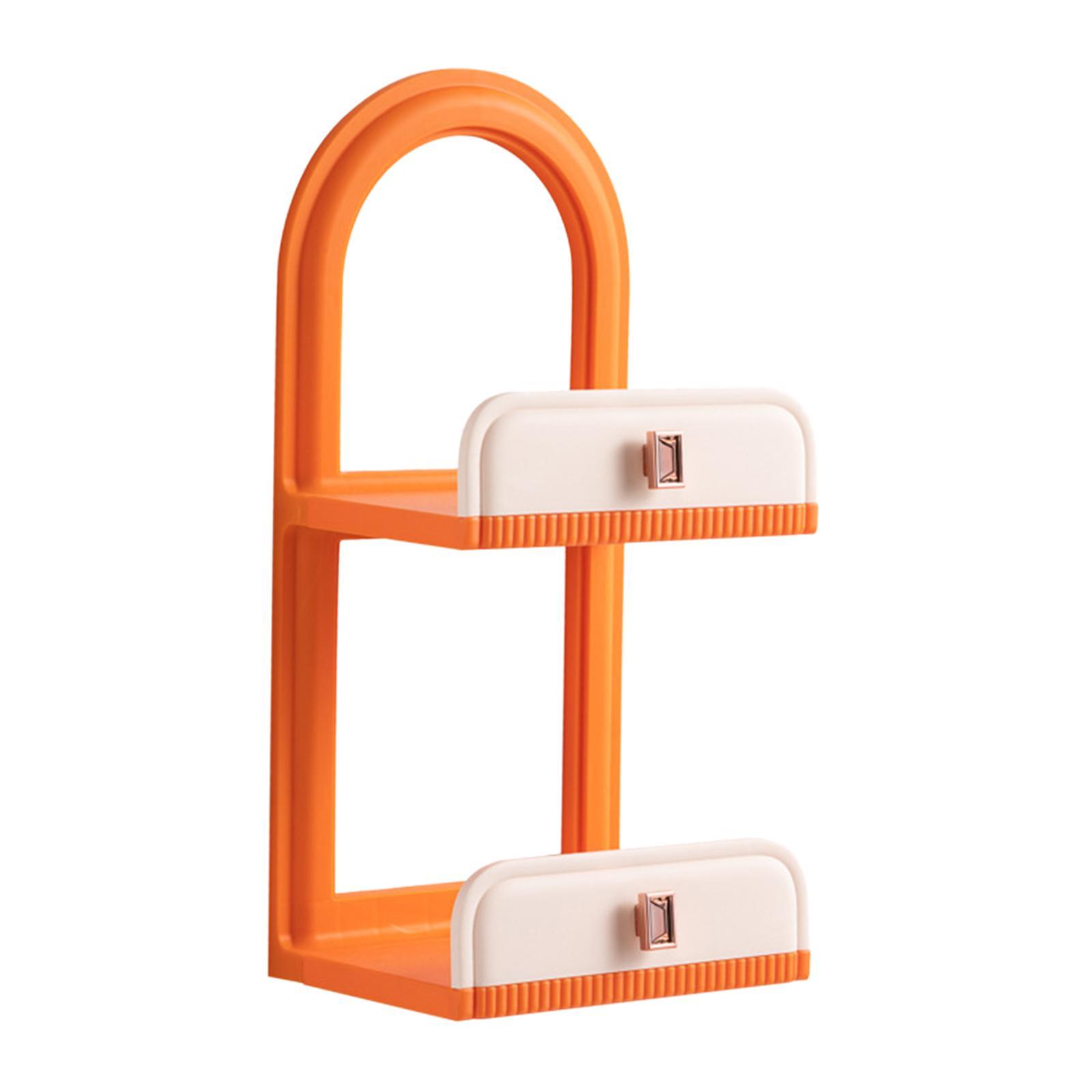 Cosmetic Holder Storage Shelf Makeup Display Rack for Kitchen Cupboard