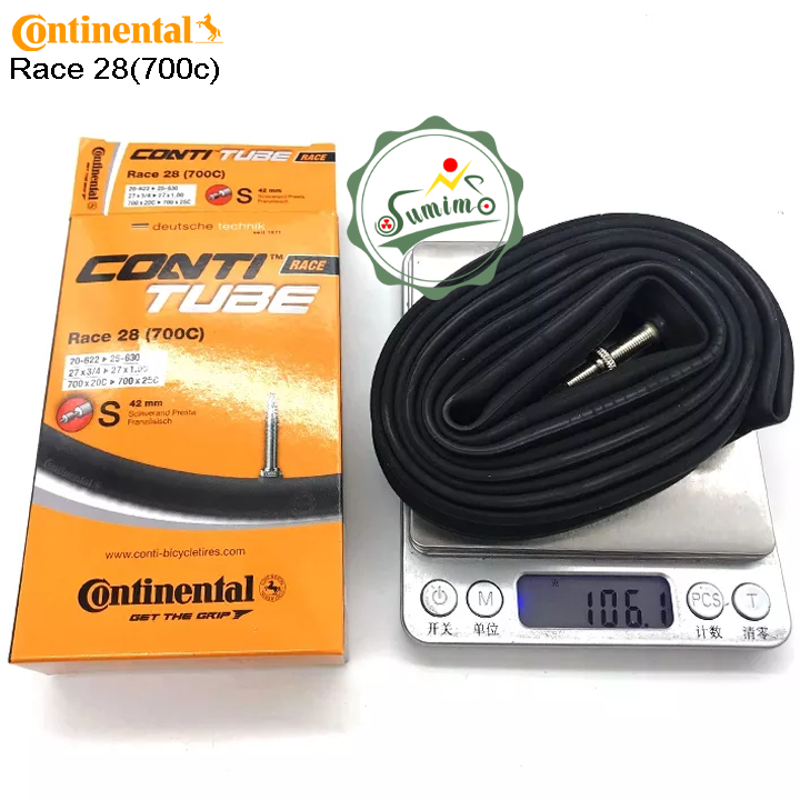 Ruột CONTINENTAL Race 28&quot; (700x20-25c) - Van nhỏ