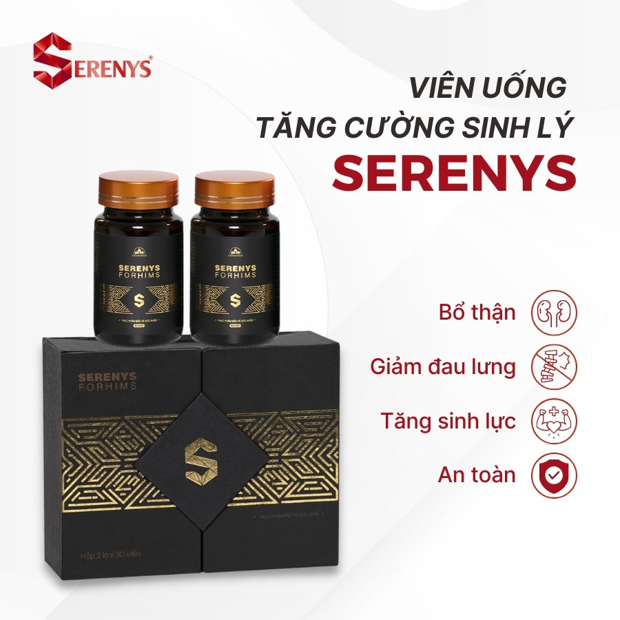 Viên uống Tăng Cường Sinh lý Nam Serenys Fohims ( Hộp 60 viên )