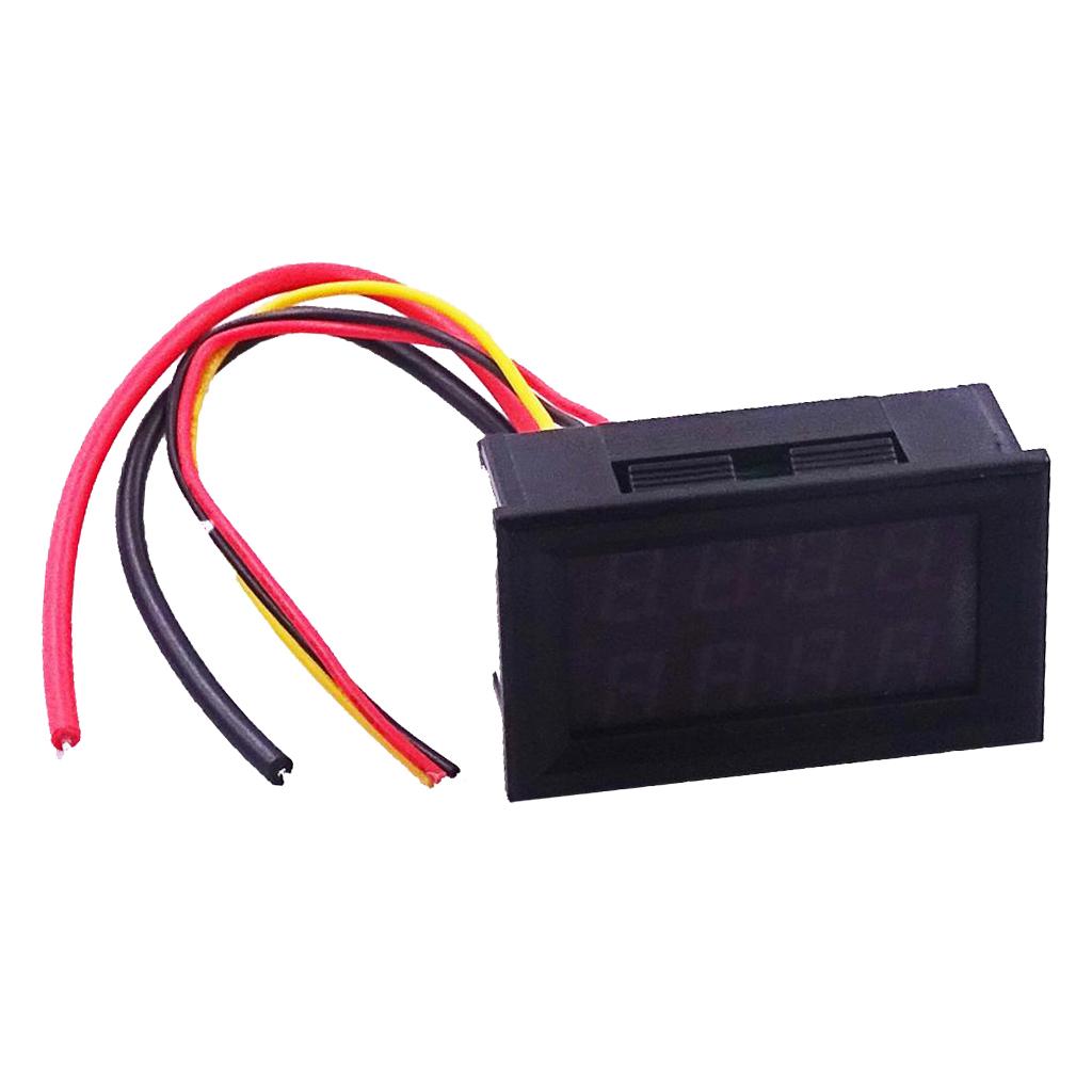 DC0-200V/10A MÀN HÌNH LCD Kỹ Thuật Số Hiện Tại Vôn Kế 4Bit Độ Chính Xác Kép Hiện Nay Đồng Hồ