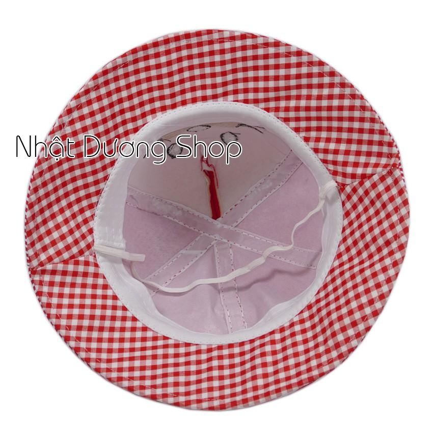 Nón tai bèo trẻ em từ 2-4 tuổi hình con chuột dễ thương chất liệu vải nhung và cotton