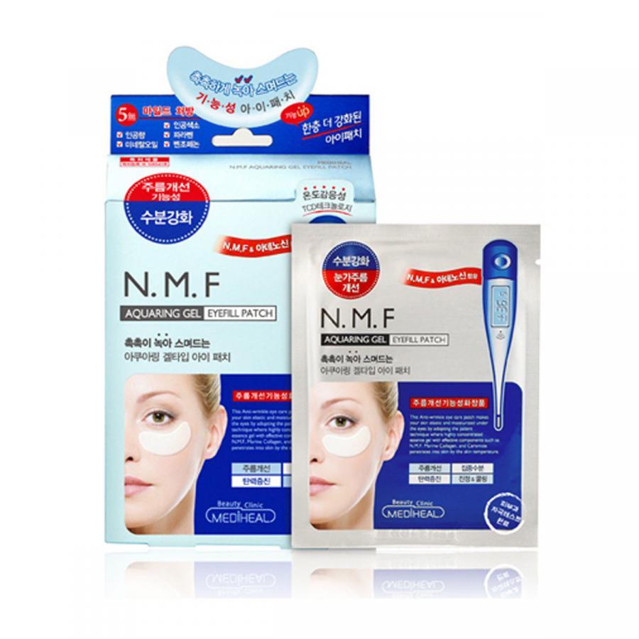 Combo 5 Mặt Nạ Cấp Ẩm Cho Vùng Mắt Mediheal N.M.F Aquaring Gel Eyefill Patch 2.7g x5