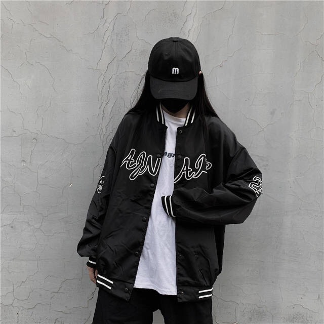 Áo khoác dù bomber unisex form rộng 28 nam nữ ulzzang Wind