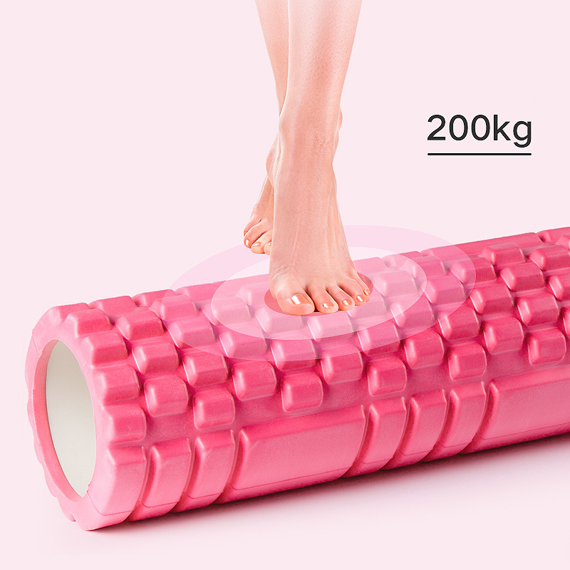 Combo Thảm Tập Yoga 2 Lớp 6mm, 2 Gạch Yoga EVA, Ống Lăn Massage 33x13cm - YOGA QG, Thảm TPE Cao Cấp, Chống Trơn Trượt, Không Mùi; Gạch EVA Có Độ Nén Cao, Nhẹ, Chịu Lực Tốt;  Ống Lăn Có Gai Massage Giúp Giảm Đau Nhức Sau Tập Luyện - Hàng chính hãng