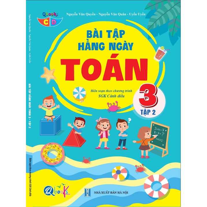 Combo Bài Tập Hằng Ngày Toán và Tiếng Việt Lớp 3 - Tập 2 - Cánh Diều