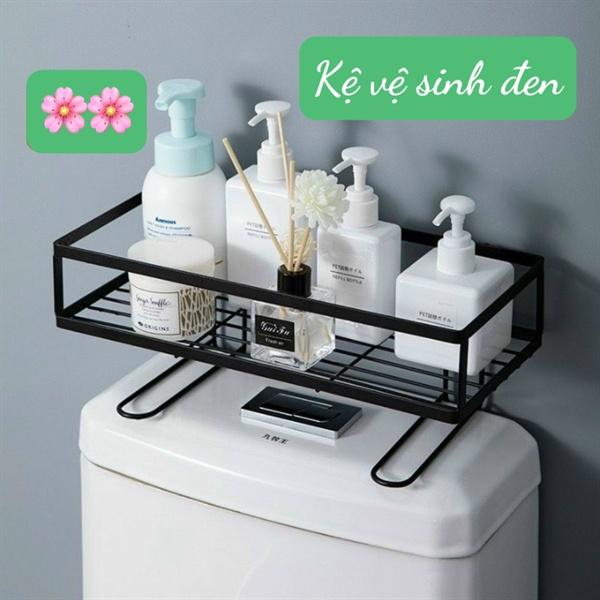 Kệ để đồ phòng tắm phòng vệ sinh dán tường không cần khoan đục