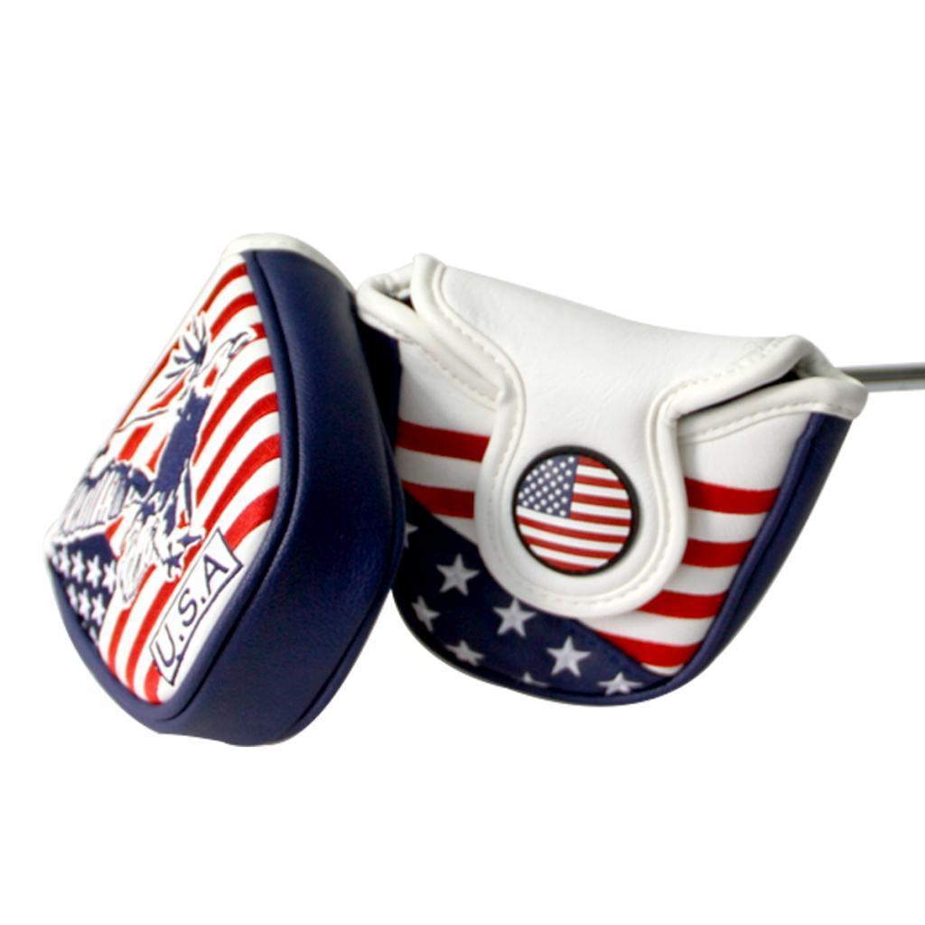 2x Waterproof Golf Putters Headcover Bag Cover Golf Club Head Cover Headcover
