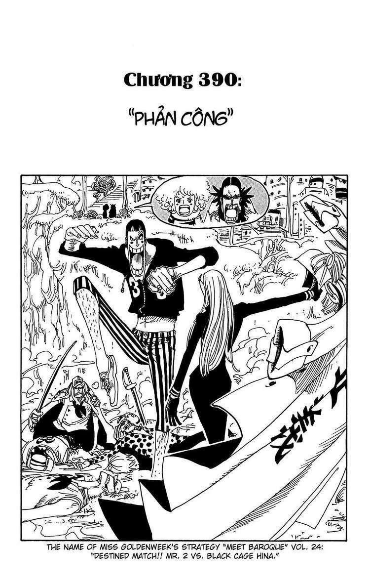 đảo hải tặc - one piece chapter 390 1