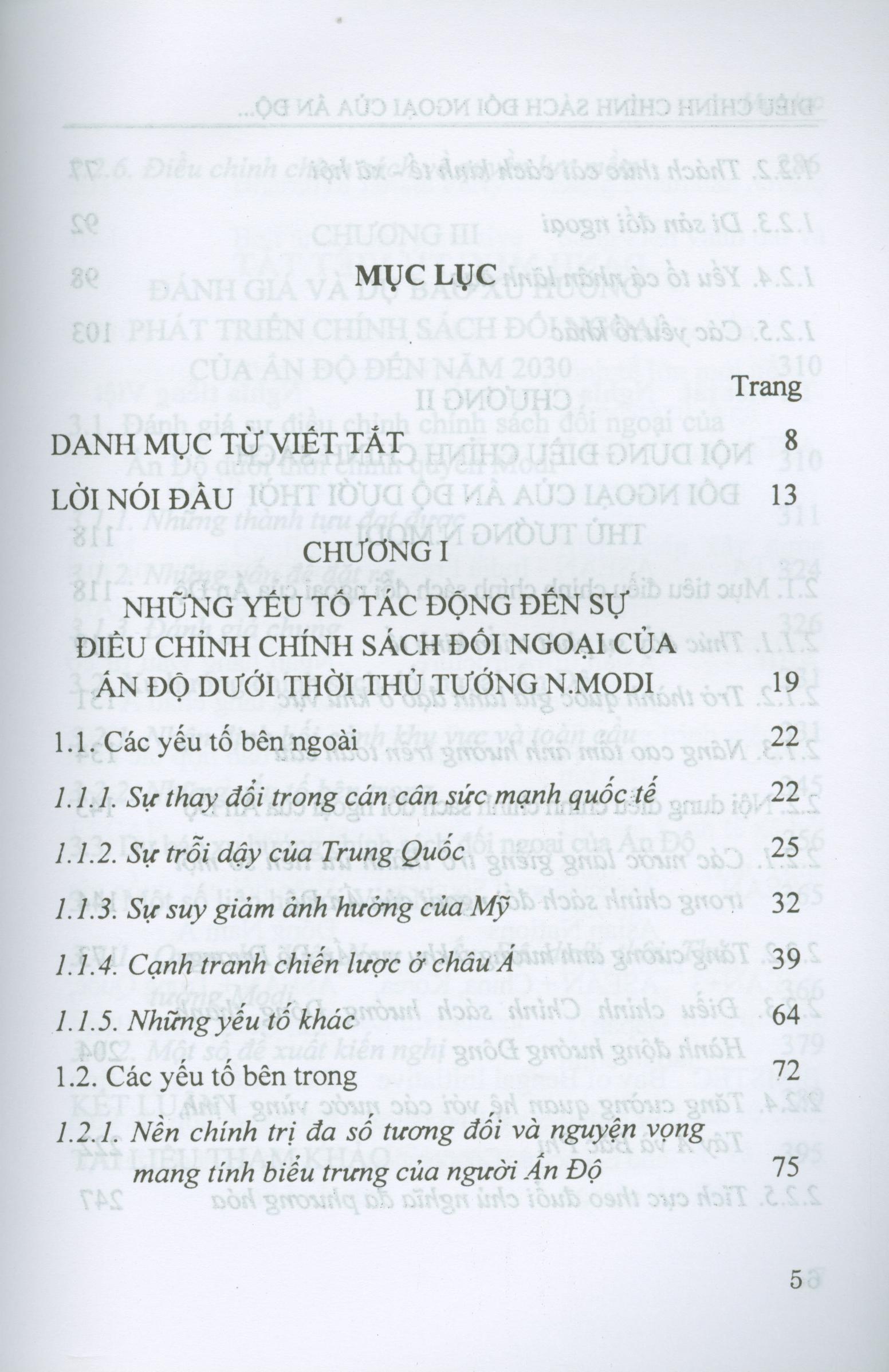 Điều Chỉnh Chính Sách Đối Ngoại Của Ấn Độ Dưới Thời Thủ Tướng N.Modi