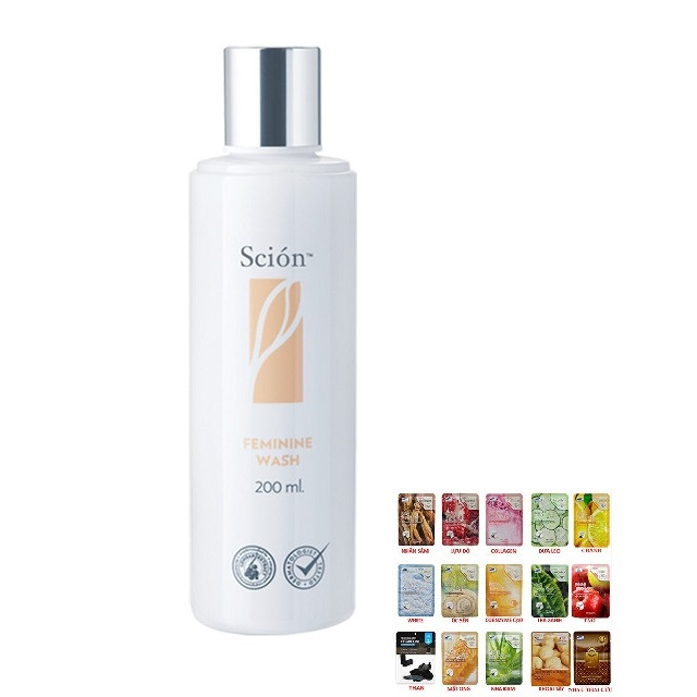 Dung dịch vệ sinh phụ nữ Scion Feminine Wash 200ml ( Được Mask 3W Clinic )