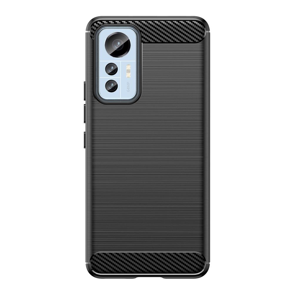 Ốp lưng dành cho Xiaomi 12 Lite 5G ốp silicone mềm Carbone phay xước chống sốc chống vân tay