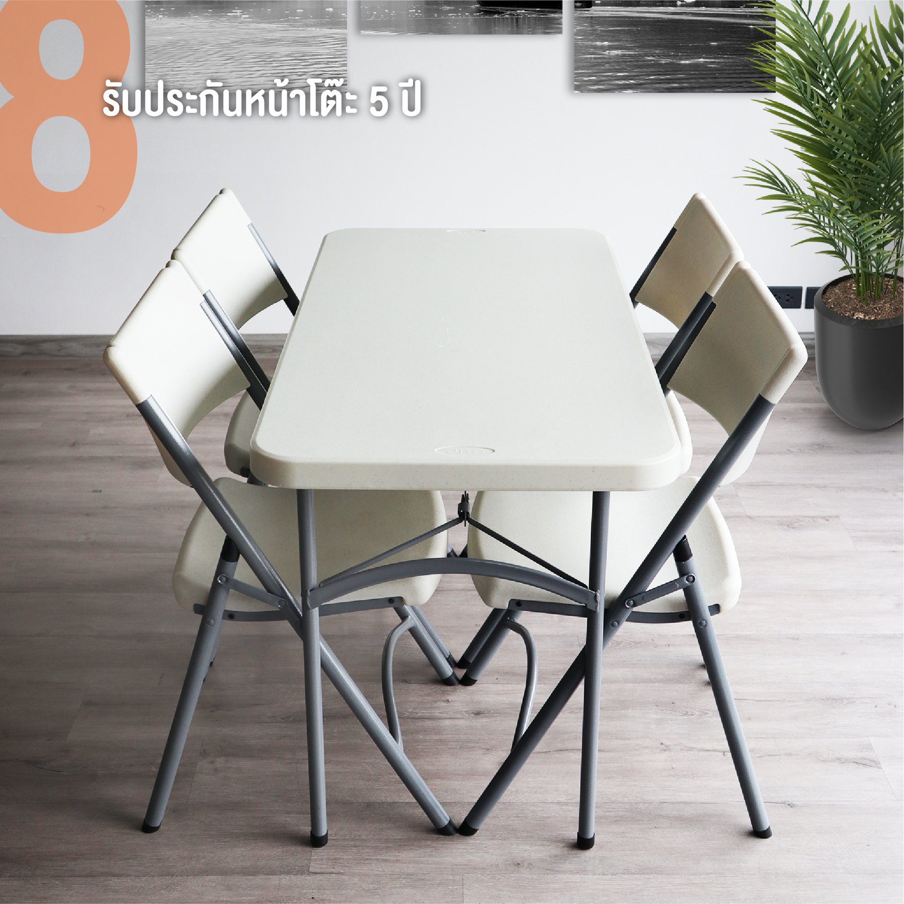 Bàn xếp cao cấp T120 thương hiệu JKN, Thái Lan chuyên dùng trong thương mại