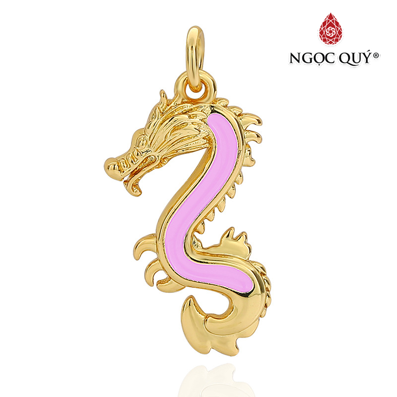 Charm treo hợp kim hình con rồng - Ngọc Quý Gemstones