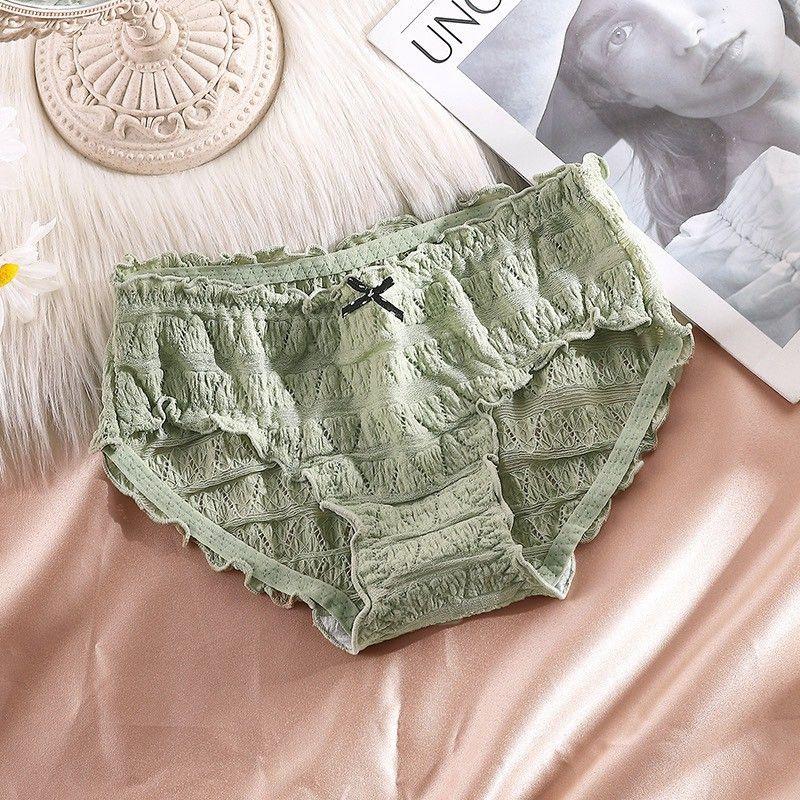 10 Quần lót cotton mềm phối ren #1715